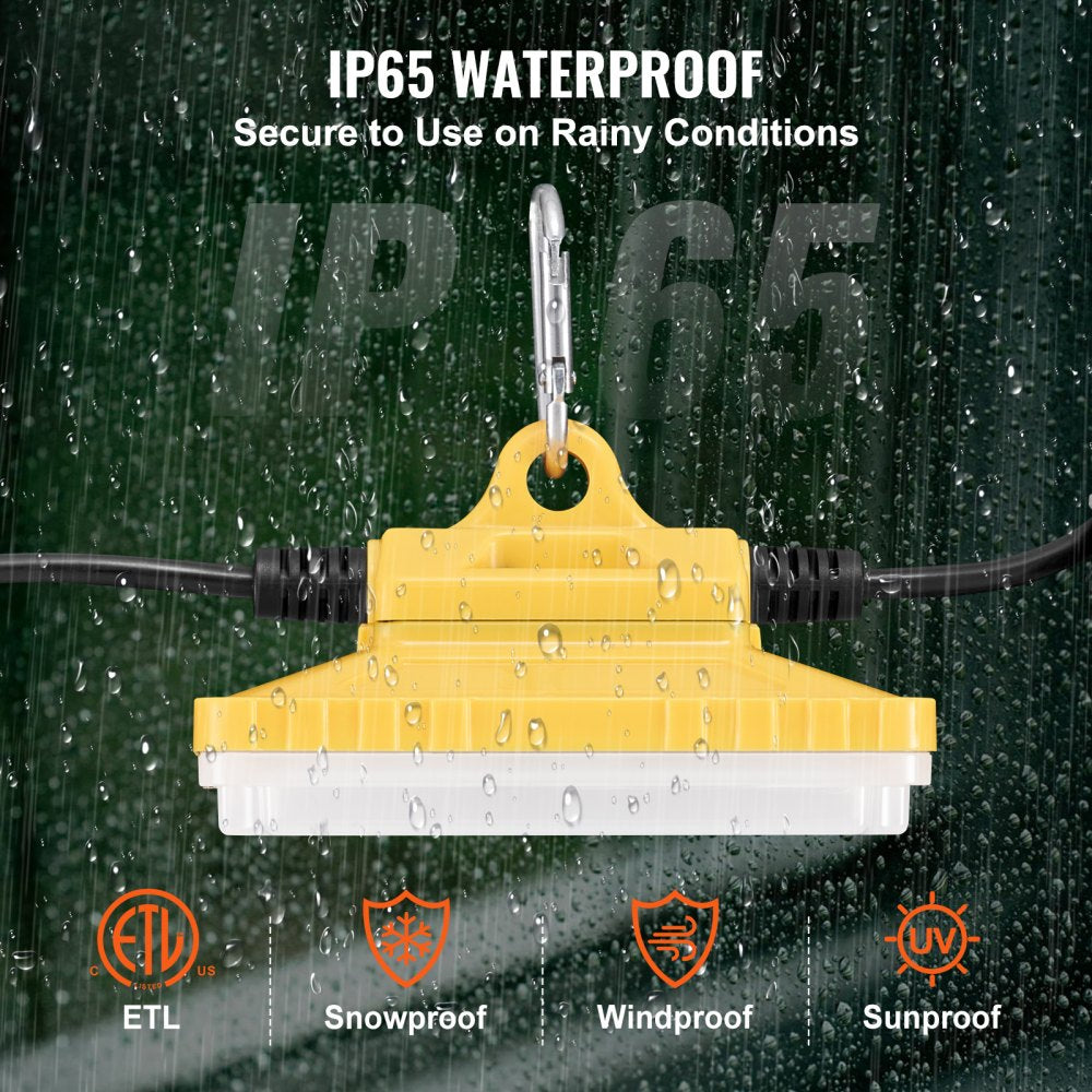 100FT Construction String Lights 150W 15000LM Connectable Waterproof