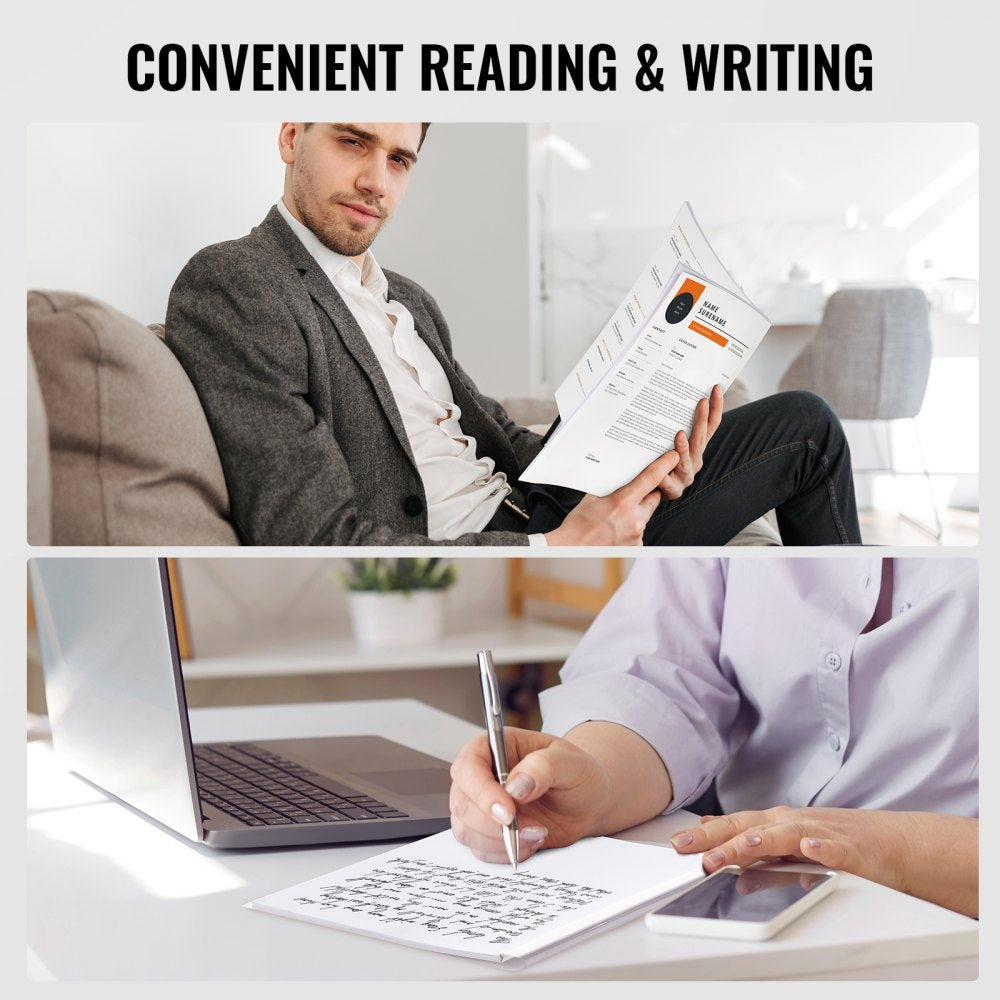 Thermal Binding Covers, 10 Pack Thermal Presentation Covers 5/16 inch Spine Holds 2-240 Sheets, PVC Transparent Front Cover and White Back Cover, Letter Size