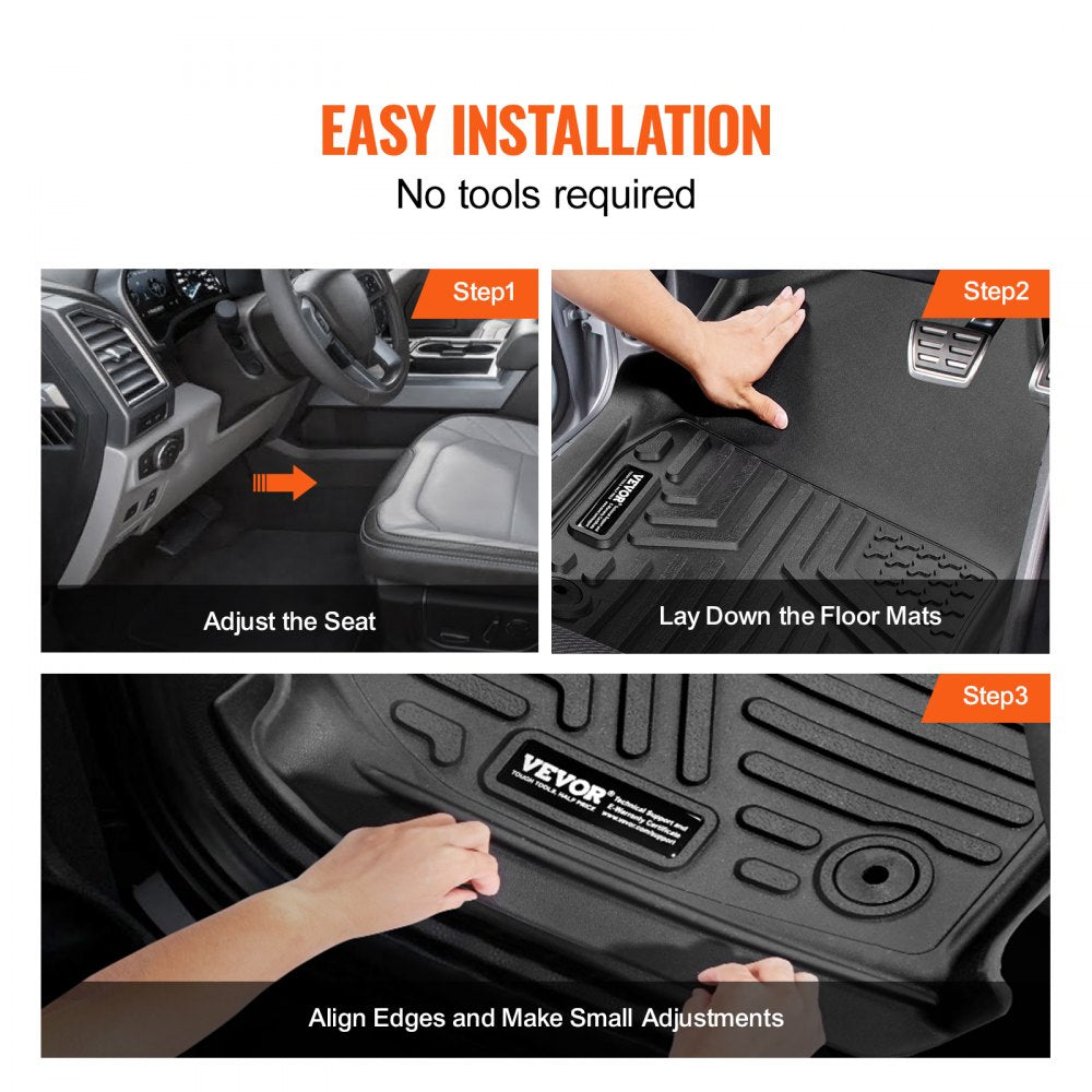 Automotive Floor Mats Fits Dodge Ram 1500/2500/3500 1500 Classic 2013-2022