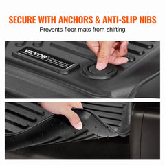 Automotive Floor Mats Fits for Ford F-250/F-350/F-450 2017-2022 3 pcs