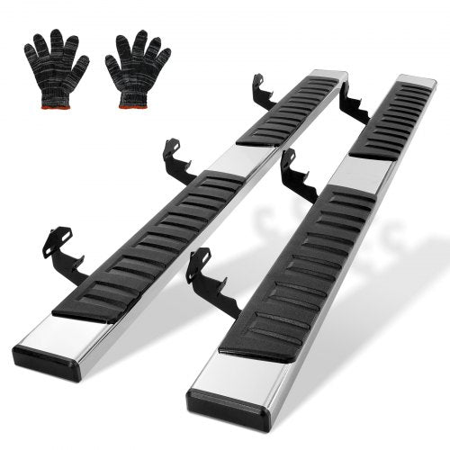 Running Boards 6" Step Bars Fit 2015-2023 Ford F150-Crew Cab 500 LBS 2 PCS