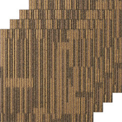 12-pack of Bostome Vienna 01 mixed brown carpet tiles, 20x20 inches each.