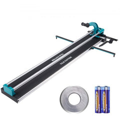Bostome 48" manual tile cutter with infrared positioning and ergonomic handle for precise cuts.
