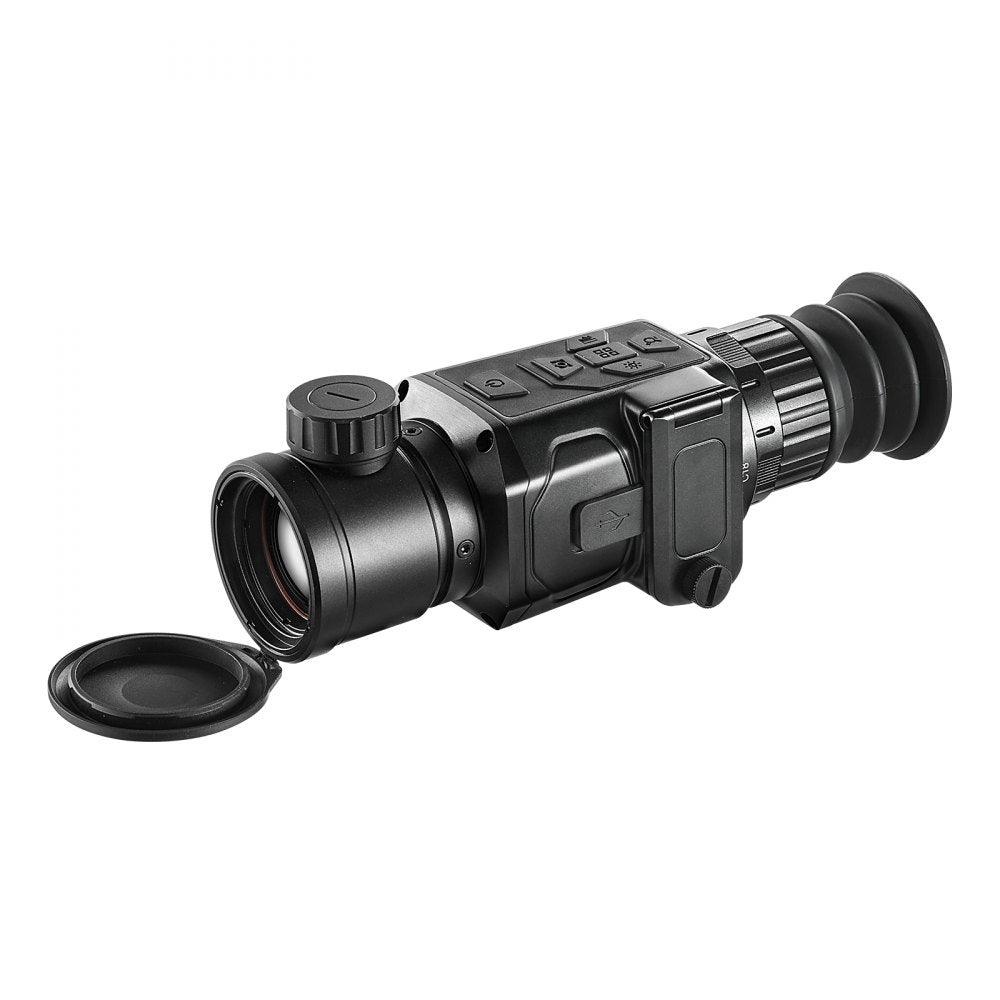 Thermal Imager Monocular Hunting Imaging Telescope 1X -8X Zoom 0.39" OLED Scrren