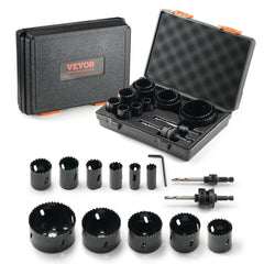 11-piece Bostome Bi-Metal M42 hole saw kit in sizes 3/4" to 3" with case.