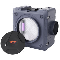 Air Scrubber with 3-Stage Filtration, Stackable Negative Air Machine 800 CFM, Air Cleaner with MERV10, Carbon, H13 HEPA, for Home, Industrial and Commercial Use