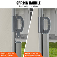 Retractable Side Awning, 71``x 138`` Outdoor Privacy Screen, 180g Polyester Water-proof Retractable Patio Screen, UV 30+ Room Divider Wind Screen for Patio, Backyard, Balcony, Beige