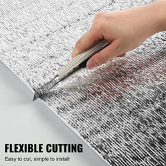Double Reflective Insulation Roll Foam Core Radiant Barrier 23.8in x 50 ft