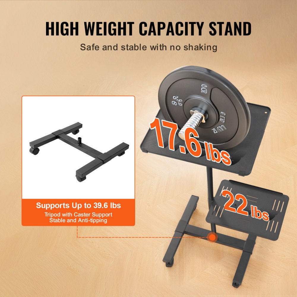 Projector Stand with Wheels Projector Floor Stand Height from 22.8-57.3"