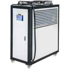 Bostome 5 Ton air-cooled industrial chiller with 5HP Panasonic compressor and 53L tank.
