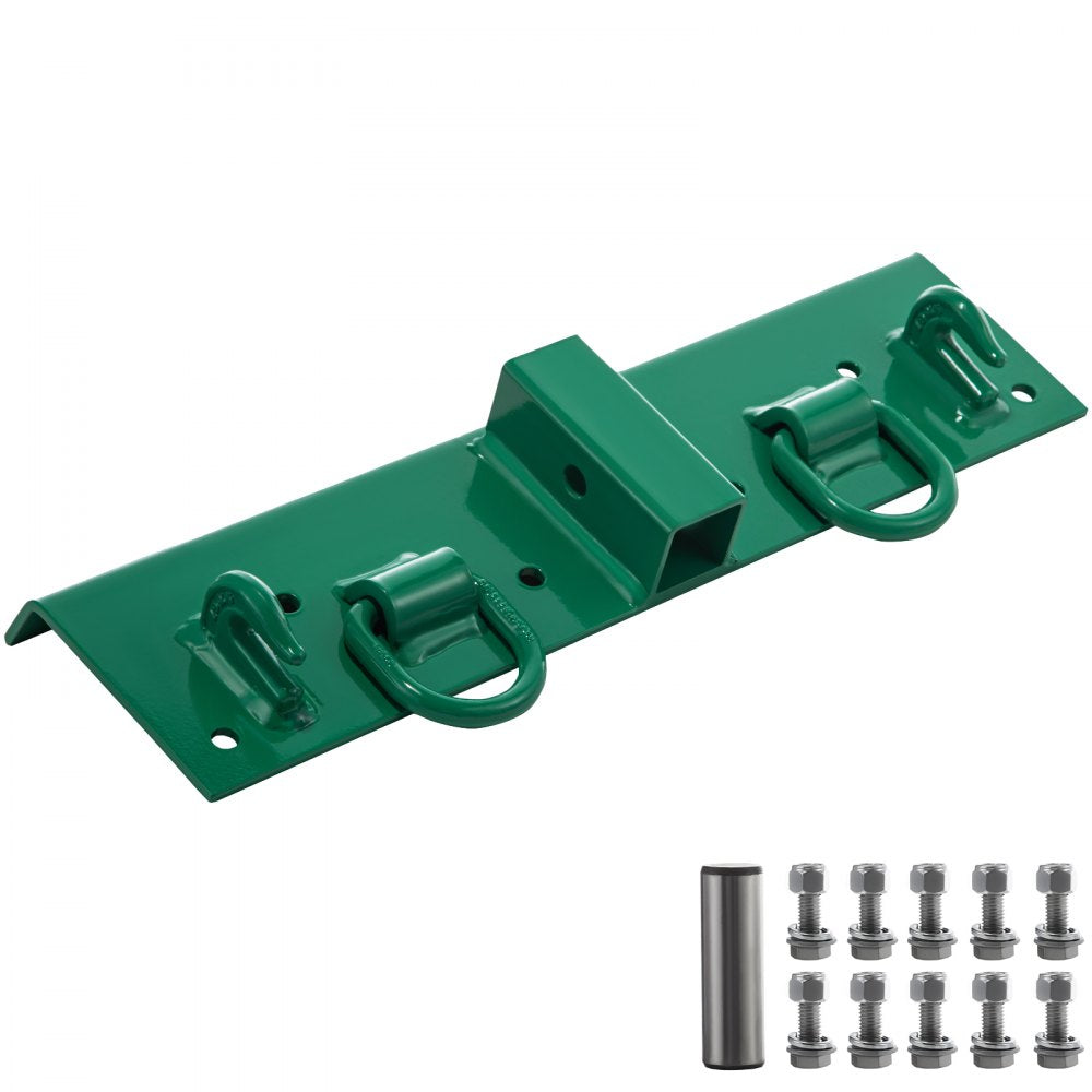 Tractor Bolt on Hooks, 1/4" Compact Bolt on Grab Hooks, Max 4700LBS G70 Forged Bolt on Hooks for Tractor Bucket with 1/2" Shackles, Work Well for Tractor Bucket, RV, UTV, Truck Hardware Includ