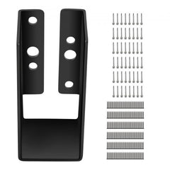 Concealed Joist Hanger, 2"x4" Outdoor Accent Concealed-Flange, Pack of 24 Concealed Joist Bracket, Q235 Steel Plate Powder-Coated Concealed Face Mount Joist Hanger for 2"x4" Beam Swing, 3.7"