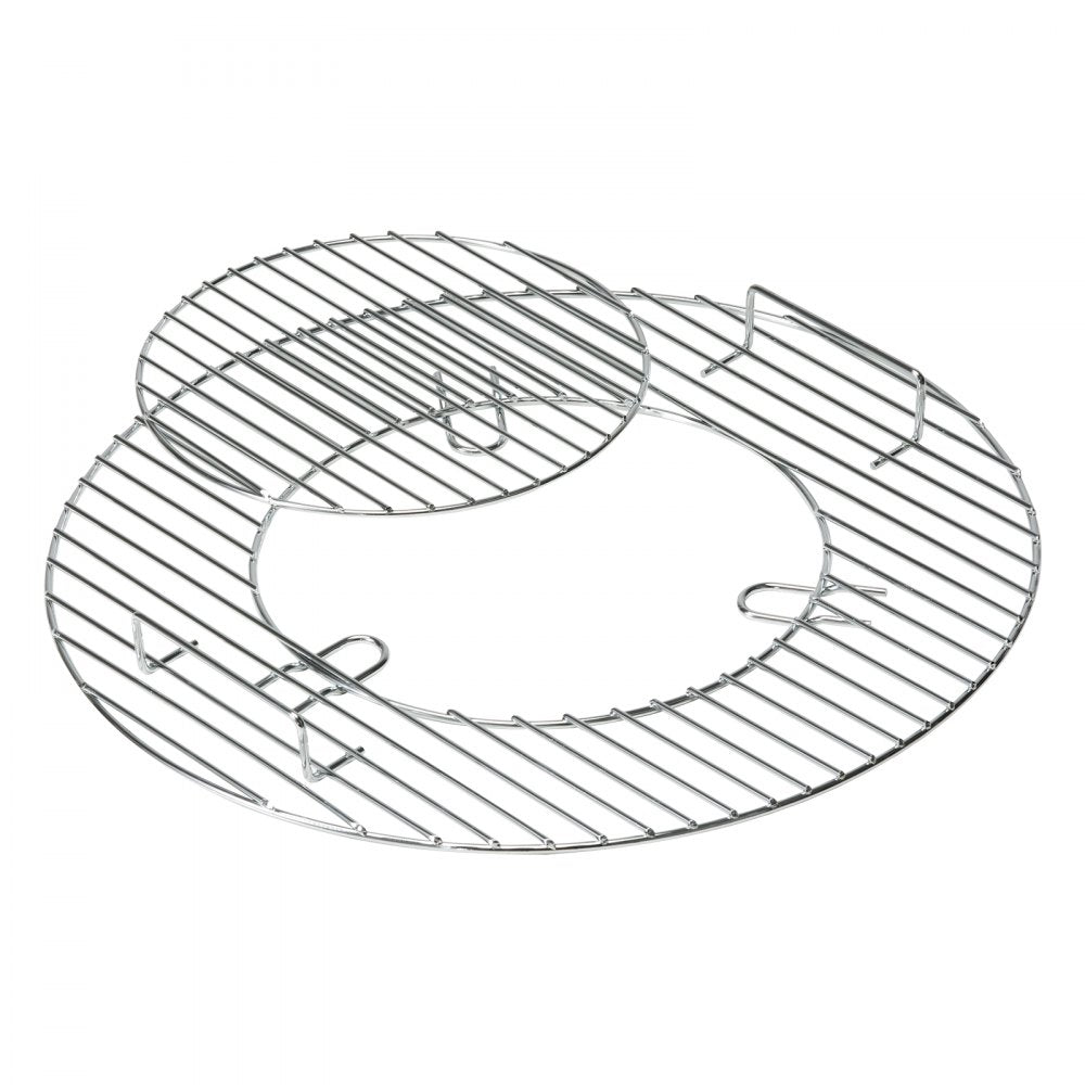 21 Inch Cooking Grate for 21 inch Kettle Grill, Round Replacement Charcoal Grates, Iron Gas Grill Replacement Parts for Outdoor Cooking, Barbecue Camping, Picnic, Patio and Backyard, Silver