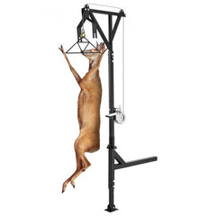 Hitch Mounted Deer Hoist Hitch Game Hoist 600lbs Winch Swivel with Gambrel
