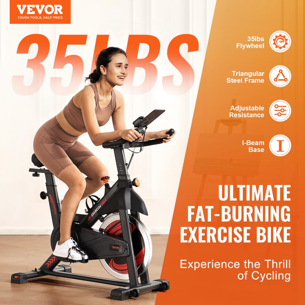 Exercise Bike Magnetic Resistance Stationary Bike Indoor Cycling Bike
