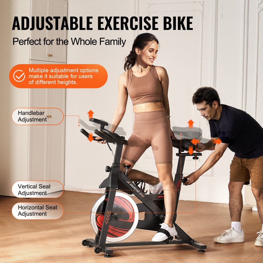 Exercise Bike Magnetic Resistance Stationary Bike Indoor Cycling Bike