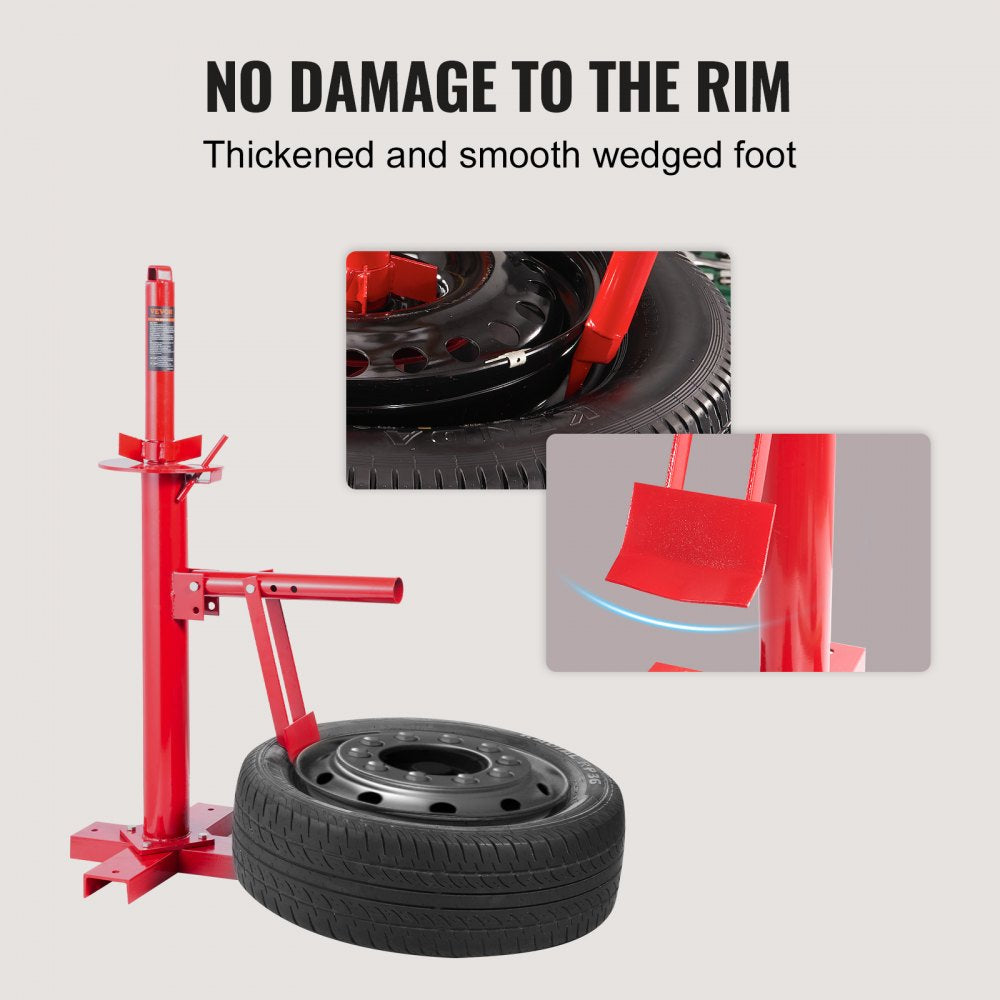 Manual Tire Changer, Portable Hand Bead Breaker Mounting Tool for 203 - 406 mm Tires, Compatible with Car Truck Trailer, Tire Mounting Machine for Home Garage Small Auto Shop