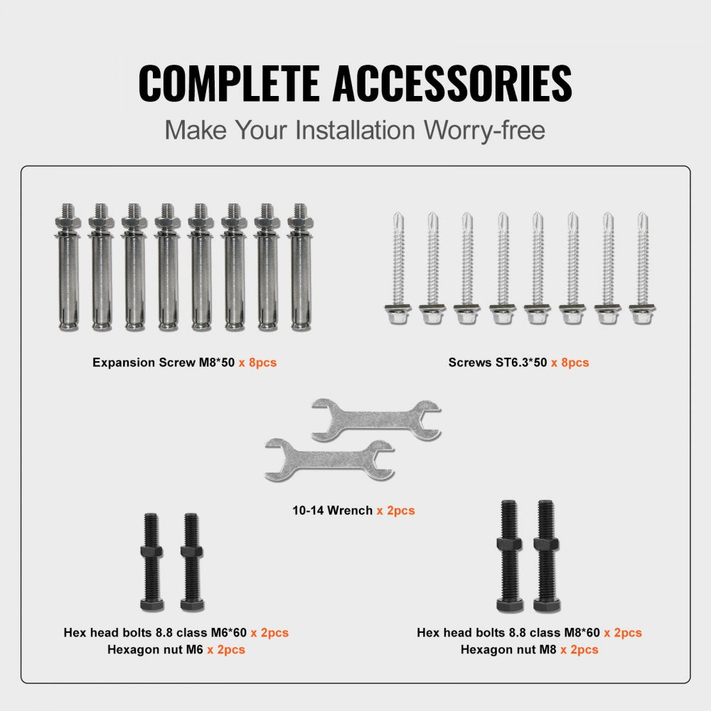 Black wrought iron handrail designed for 3-4 outdoor steps with an elegant arch design.
