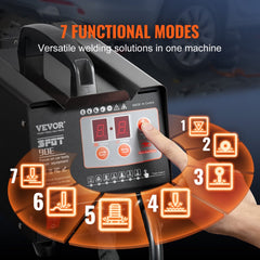 Stud Welder Dent Repair Kit 220V 3KW Spot Welder Dent Puller with 7 Modes
