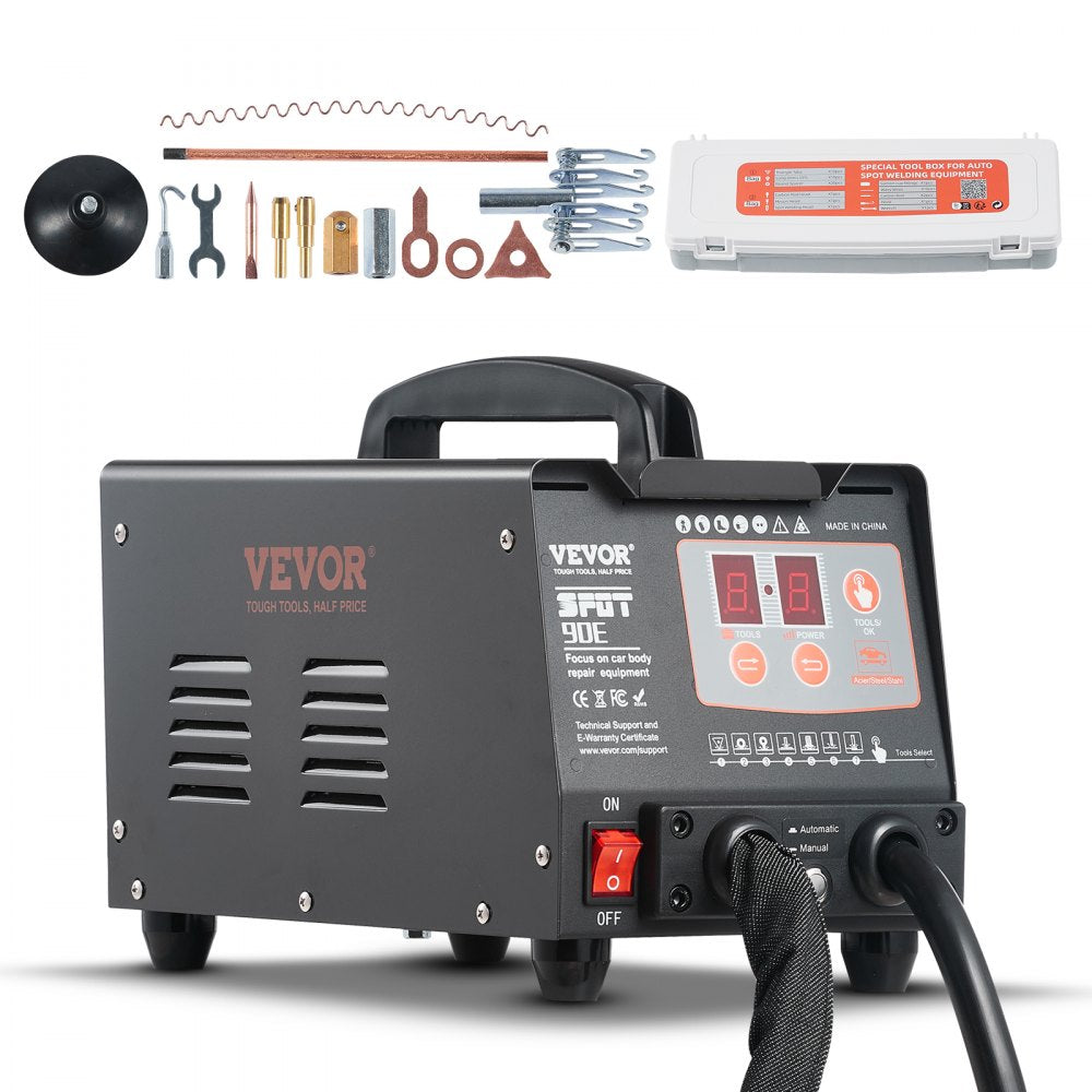 Stud Welder Dent Repair Kit 220V 3KW Spot Welder Dent Puller with 7 Modes
