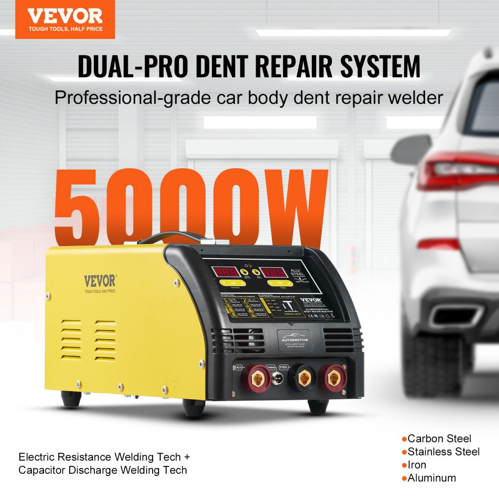 Dual Pro Stud Welder Professional 5KW Welder for Steel & Aluminum Panels