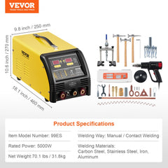Dual Pro Stud Welder Professional 5KW Welder for Steel & Aluminum Panels