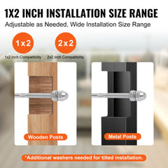 51 Pack Cable Railing Swage Threaded Stud Tension End Fitting Terminal for 1/8" Deck Cable Railing, T316 Stainless Steel, Cable Railing Tensioner 1/8" for Wood/Metal Post, Silver