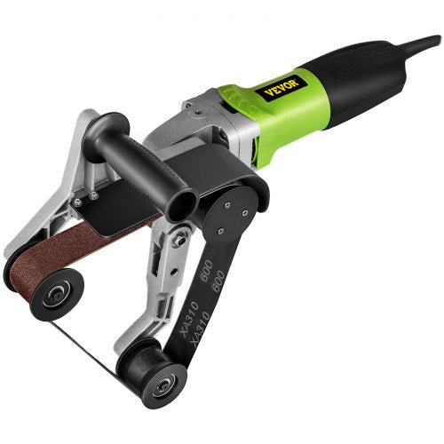 Bostome 7" pipe tube polisher sander with stainless steel construction and 6-speed control.