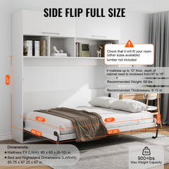 Murphy Bed Kit Queen Deluxe DIY Wall Bed Mechanical Hardware Kit Folding