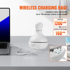 Electric Scalp Massager Rechargeable Head Massager Waterproof Portable