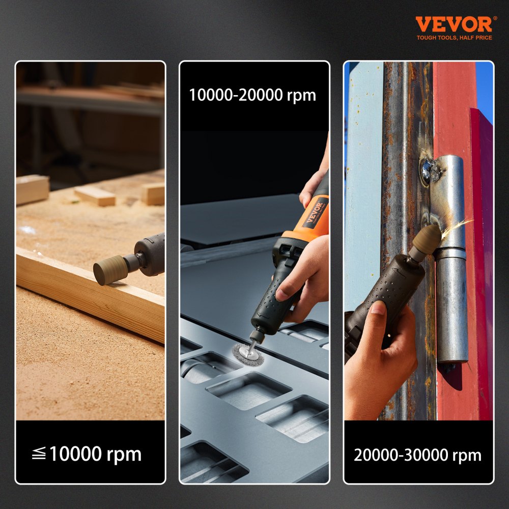 Bostome Electric Die Grinder with variable speed, dual collets, and ergonomic design.