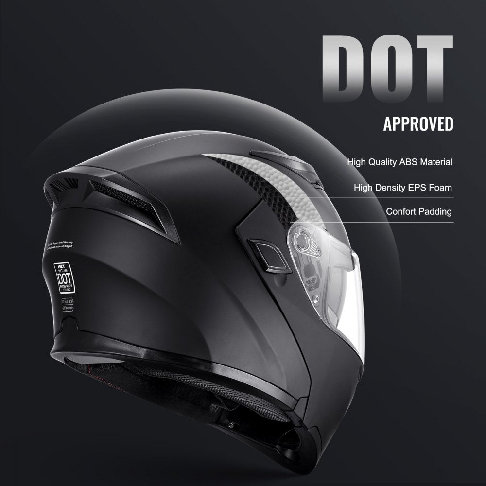 Unmasked Motorcycle Helmet Motocross Helmet with Bluetooth Communication