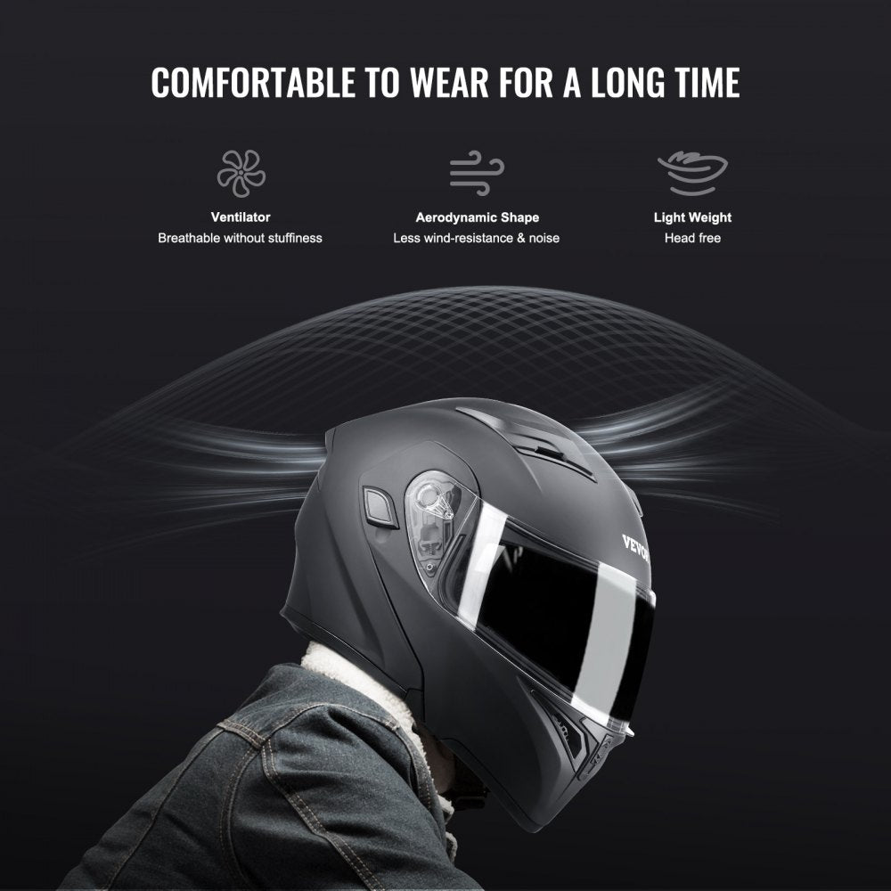 Unmasked Motorcycle Helmet Motocross Helmet with Bluetooth Communication
