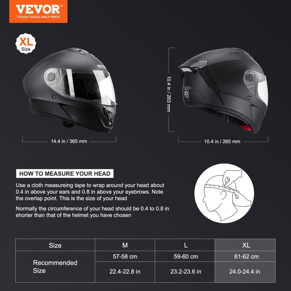 Full Face Motorcycle Helmet Motocross Helmet with Bluetooth Communication