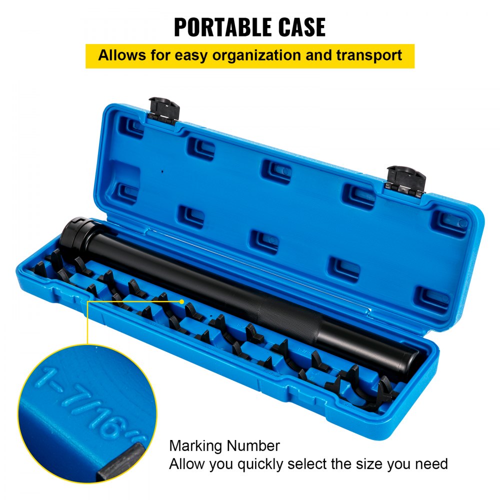 Inner Tie Rod Tool Kit, 13 Pcs Crowfoot Adapters Inner Tie Rod Tool Set, 13 Pcs Tie Rod Removal Tool, 1/2 Inch Drive Tube Tie Rods Tool, Heavy-Duty Steel Inner Tie Rod Removal Tool for Vehicle