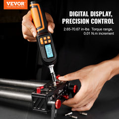 Bostome Digital Torque Screwdriver with LCD display and 1/4" drive for precise torque adjustments.