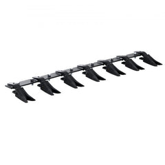Bucket Tooth Bar, 53``, Heavy Duty Tractor Bucket Teeth Bar for Sub-Compact Tractor Loader, 4560 lbs Load-Bearing Capacity, Fits Bucket Cutting Edges Sized 1/2" or Less with No Drilling Required