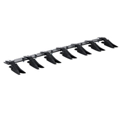 Bucket Tooth Bar, 53``, Heavy Duty Tractor Bucket Teeth Bar for Sub-Compact Tractor Loader, 4560 lbs Load-Bearing Capacity, Fits Bucket Cutting Edges Sized 1/2" or Less with No Drilling Required