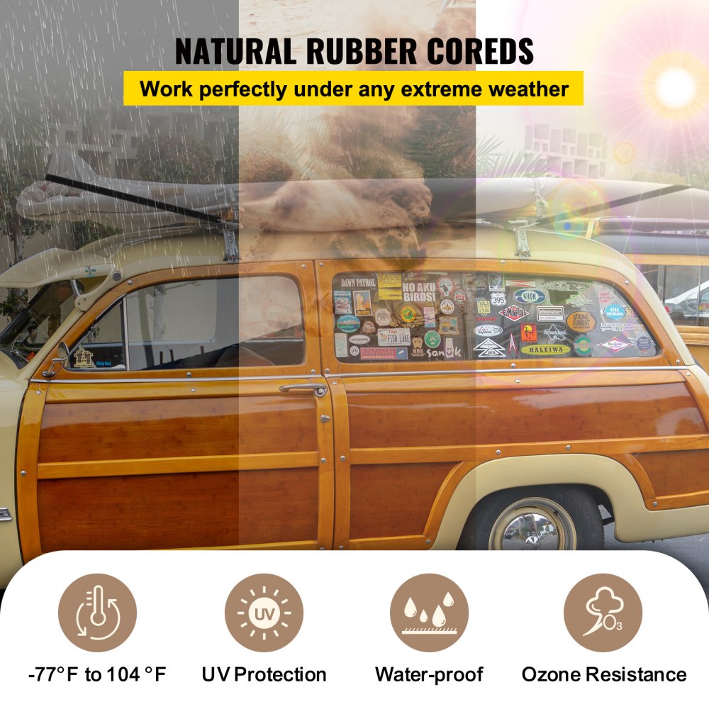 Rubber Bungee Cords, 11 Pack 9", 21 Pack 15", 21 Pack 21", Natural Rubber Tie Down Straps w/S Hooks, Heavy Duty Assorted Sizes Outdoor Tarp Straps for Securing Flatbed Trailers, Canvases, Cargo