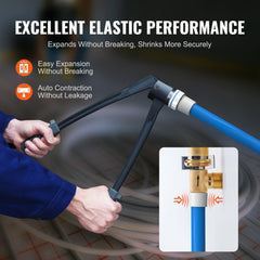 Bostome PEX-A Pipe in 3/4 inch size, flexible tubing in 100ft lengths for plumbing use.