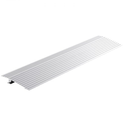 Door Threshold Ramp, 1" Rise, 800 lbs Load Capacity, Door Ramp for Wheelchairs, Aluminum Threshold Ramp for Doorways, Adjustable Modular Threshold Ramp for Wheelchairs, Scooters, Power Chairs