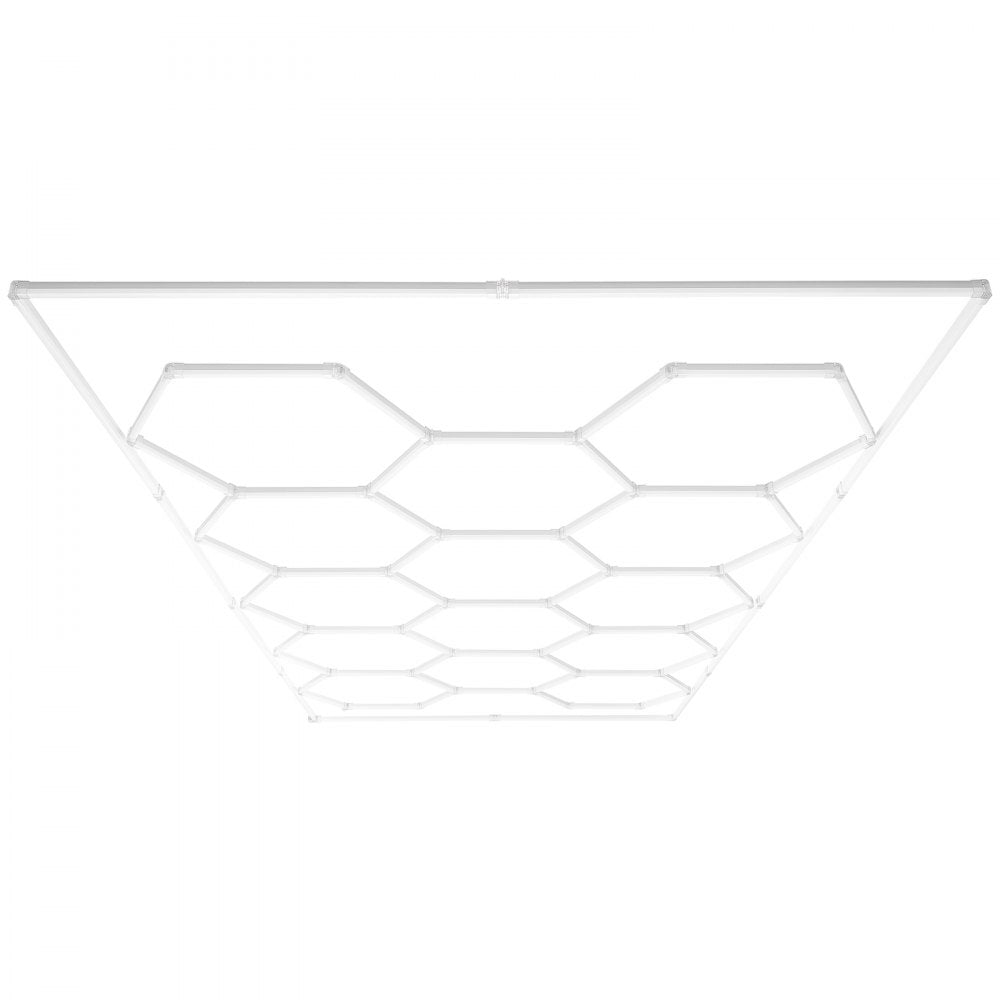 Hexagon Garage Lights 86400LM 14 Grids Honeycomb LED Shop Ceiling Light