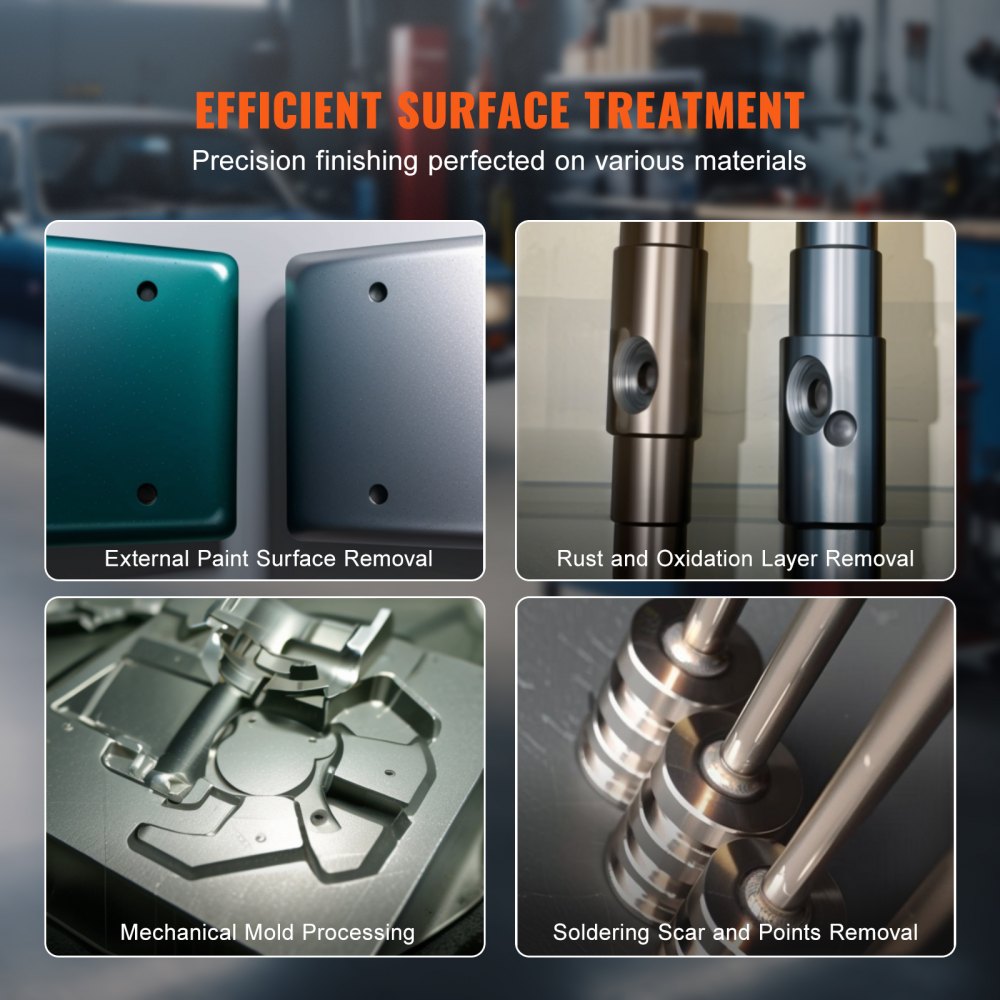 Steel benchtop sandblasting cabinet with acrylic window and LED lighting for dust-free blasting.