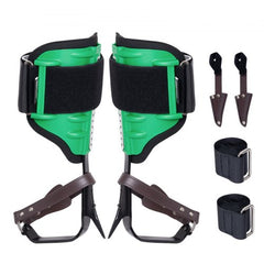 Tree Climbing Spikes Climbing Spurs Alloy Steel Arborist Equipment Green