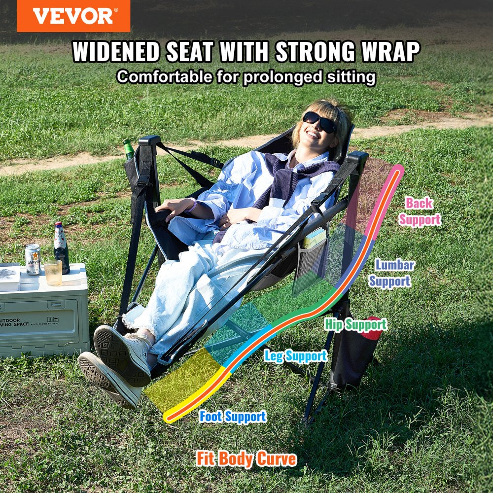 Camping Chair Hammock Chair 300 lbs Load Capacity Hammock Folding Chair