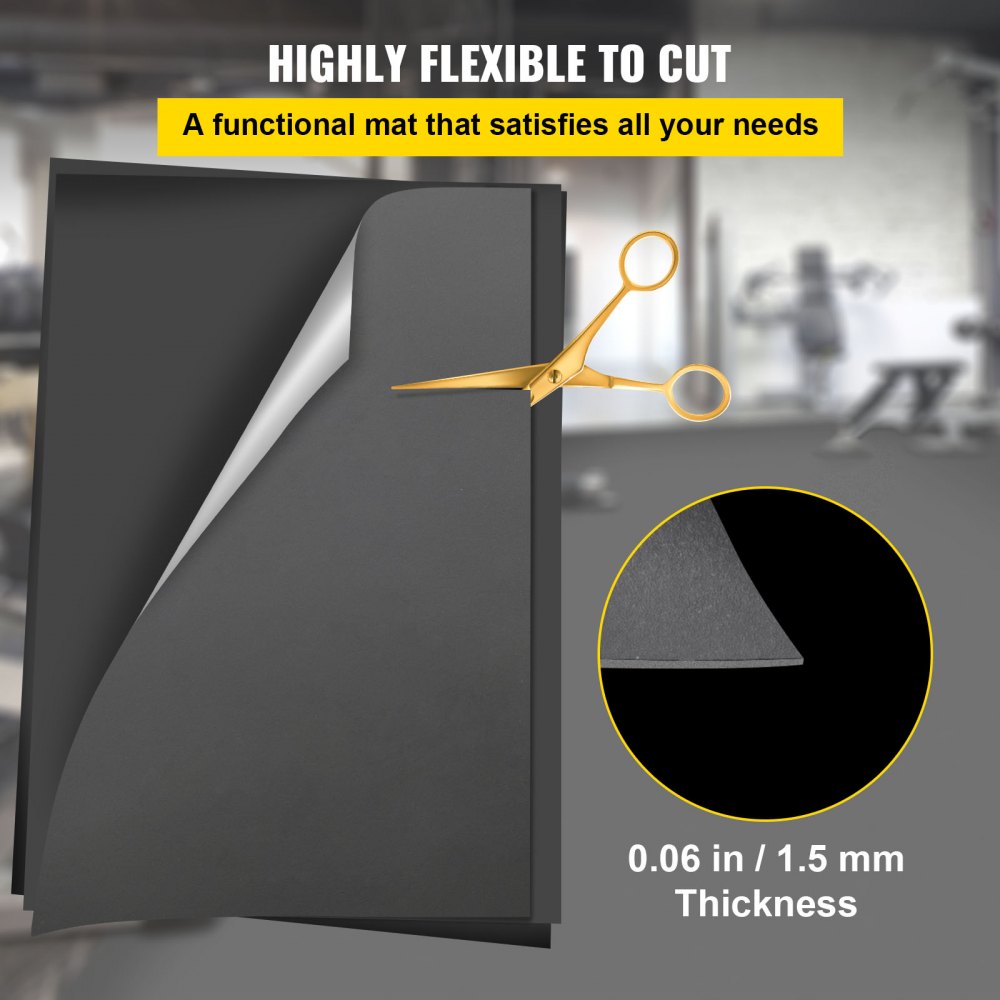 Reversible black and grey PVC vinyl dance floor measuring 6.6x9.8 feet for versatile use.