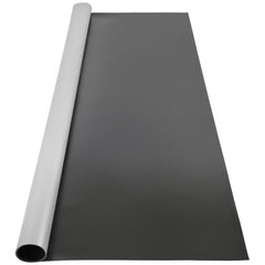 Reversible PVC vinyl dance floor in black and grey, measuring 6.6x9.8 feet.