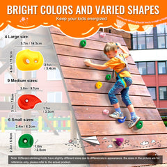 32 Rock Climbing Holds Climbing Rocks Rock Wall Holds Grip Indoor/Outdoor