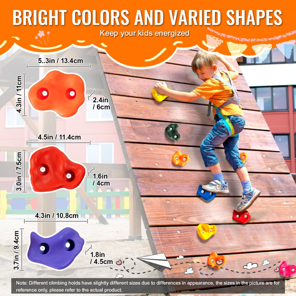 72 Rock Climbing Holds Climbing Rocks Rock Wall Holds Grip Indoor/Outdoor
