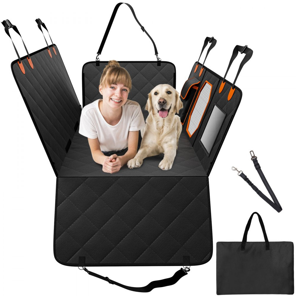 52 x 23.5 in Dog Car Seat Cover for Back Seat Waterproof 600D for Cars